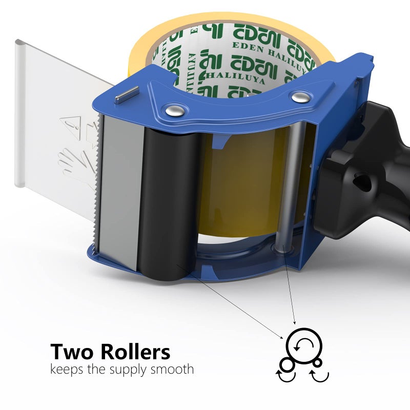 PROSUN Fast Reload 3 Inch Wide Large Tape Gun Dispenser Packing Packaging Sealing Cutter (TG04-ORG) - Image 5